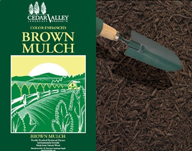 17U Five Star Baseball Fundraiser BULK Dyed Brown Mulch (1 Cu. Yard Scoop)