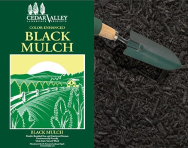 17U Five Star Baseball Fundraiser BULK Dyed Black Mulch (1 Cu. Yard Scoop)